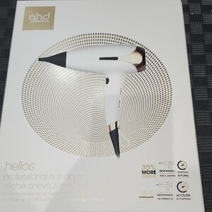 ghd Helios Hair Dryer - White with Gold Details